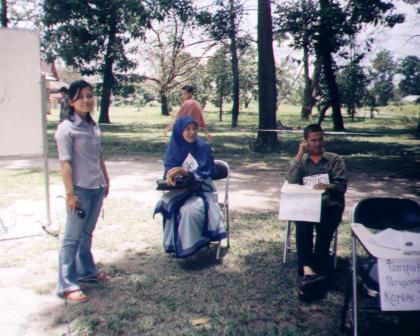 Para KPPS simulasi pemilu